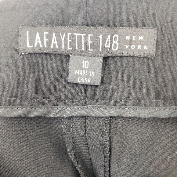 Lafayette 148 Wool Blend Slightly Flared Trouser Pants Size 10 - Picture 3 of 5